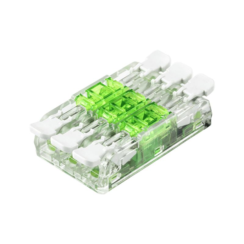 Product thumbnail PX 3V3 DOORVOER VERBINDINGSKLEM 6 x 0.2 - 4 mm² VOOR MASSIEF EN SOEPEL