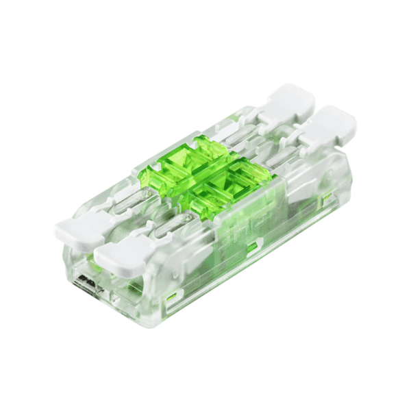 PX 2V2 DOORVOER VERBINDINGSKLEM 4 x 0.2 - 4 mm² VOOR MASSIEF EN SOEPEL