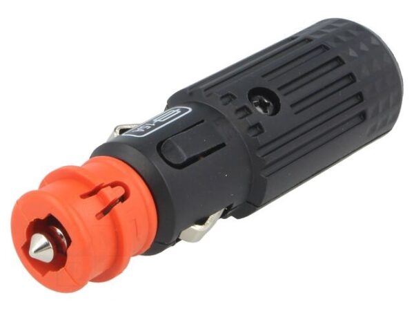 AUTO AANSTEKERPLUG MALE MET 15A ZEKERING