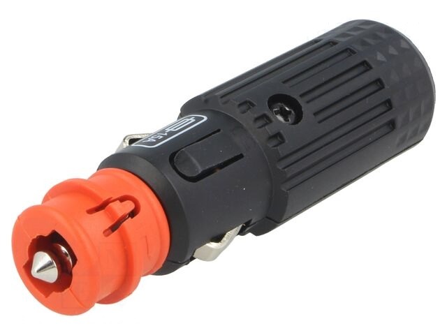 Product thumbnail AUTO AANSTEKERPLUG MALE MET 15A ZEKERING