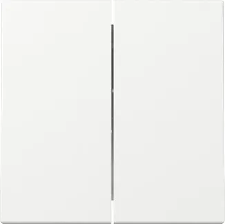 Product thumbnail Gira ST55 bedieningstoets dubbel zuiver wit