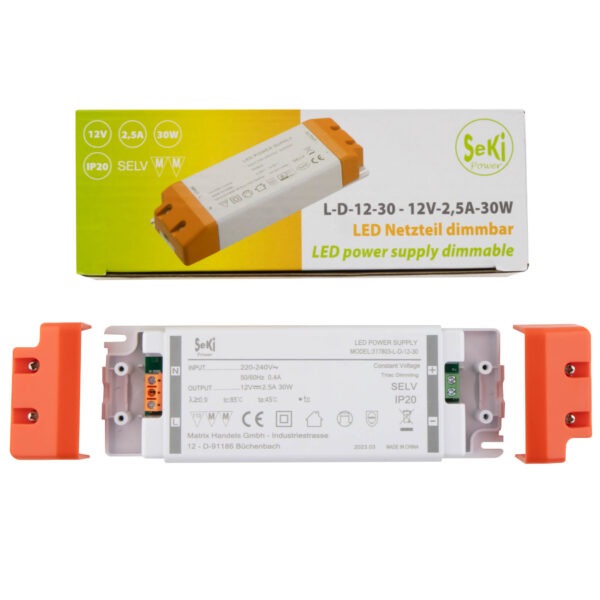 LED-voeding 30W 12VDC dimbaar - Afbeelding 6