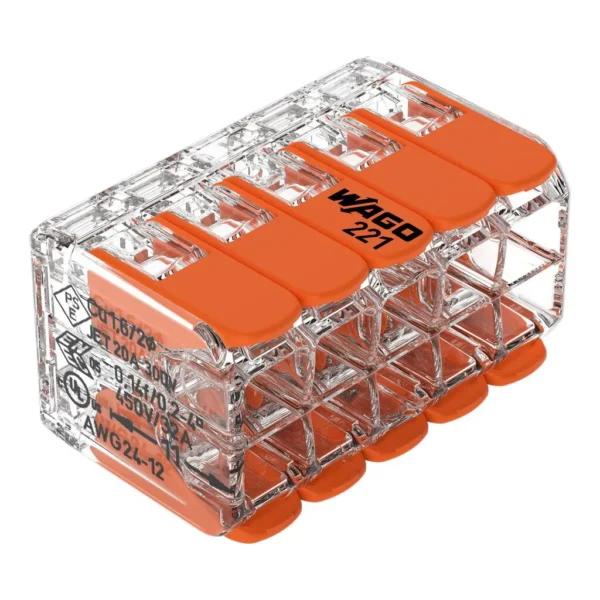 WAGO VERBINDINGSKLEM 10 x 0.2 - 4 mm² VOOR ALLE KABELSOORTEN