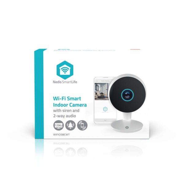 Wi-Fi SmartLife Camera voor Binnen 3MP Full HD Nachtzicht Wit - Afbeelding 3