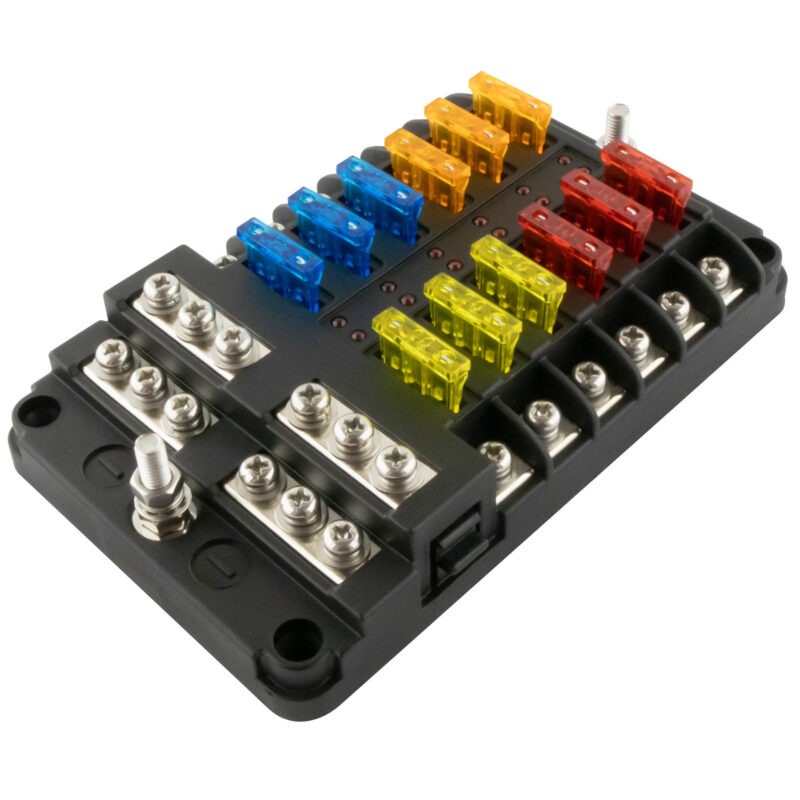 Product thumbnail Zekeringhouder voor 12 autozekeringen