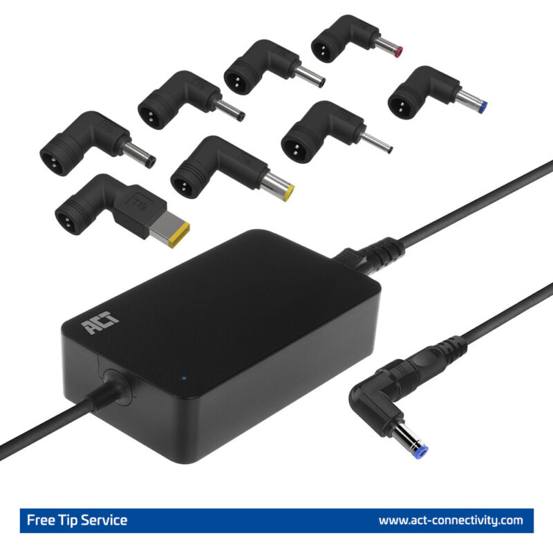Product thumbnail Compacte laptoplader 65W (voor laptops tot 15,6 inch)