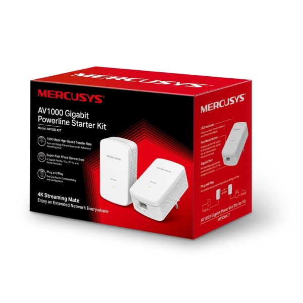 Mercusys MP500 KIT GIGABIT POWERLINE SET - Afbeelding 2