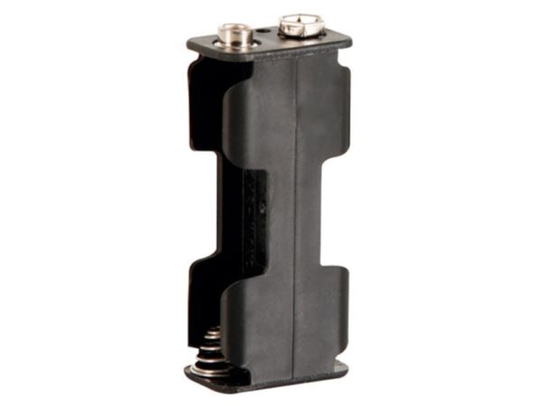 BATTERIJHOUDER VOOR 2 x AA-CEL (VOOR BATTERIJCLIPS)