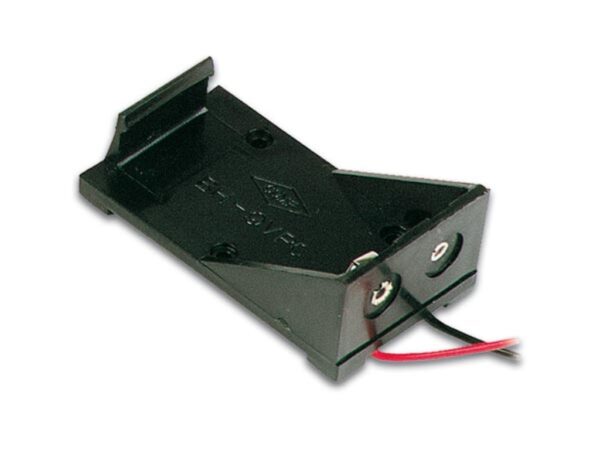 BATTERIJHOUDER VOOR 9V-CEL MET DRAAD