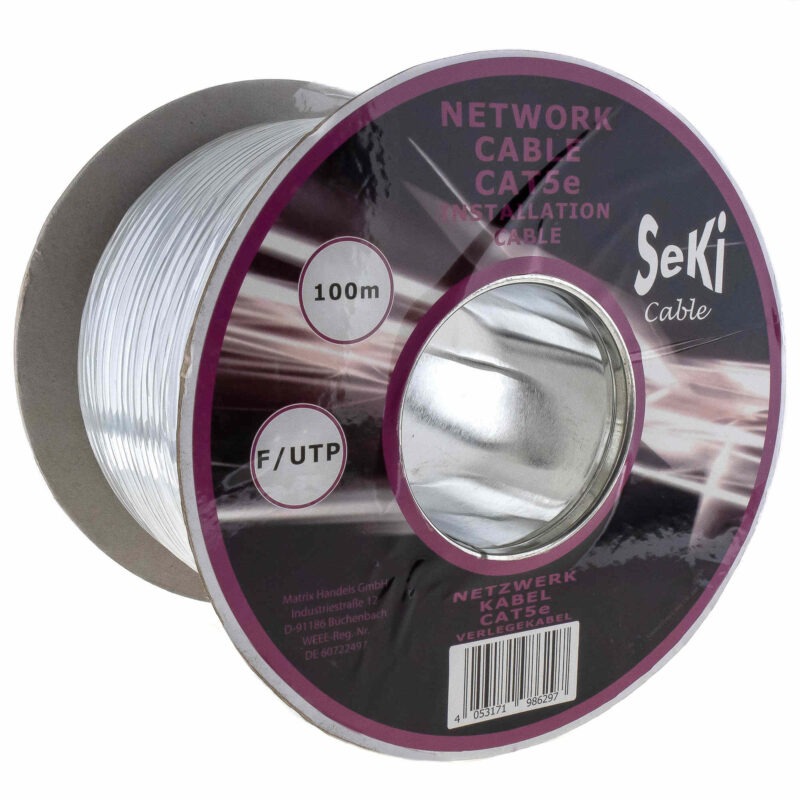 Product thumbnail FTP CAT5e netwerkkabel rol van 100 meter
