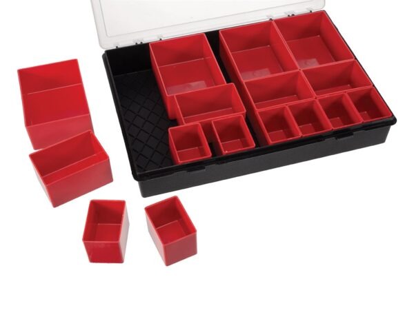 TAYG SORTEERDOOS MET 16 UITNEEMBARE BAKJES KUNSTSTOF STAPELBAAR - Afbeelding 3