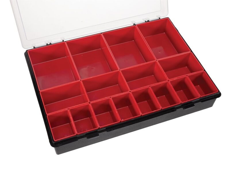 Product thumbnail TAYG SORTEERDOOS MET 16 UITNEEMBARE BAKJES KUNSTSTOF STAPELBAAR
