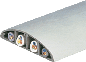 Product thumbnail Hager Vloergoot / Vloerleidingkanaal grijs 73x18mm lengte 2 meter