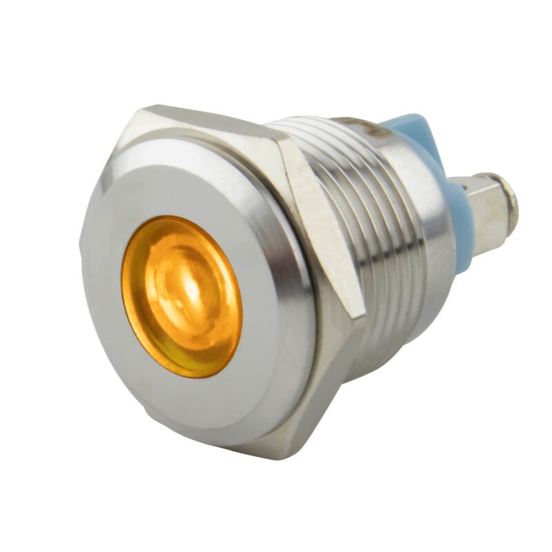 Product thumbnail LED 6-24V INDICATIELAMP GEEL IP67 16mm