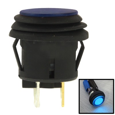 Product thumbnail DRUKSCHAKELAAR 12V OFF-ON BLAUWE LED VERLICHTING