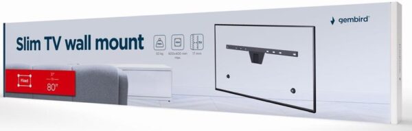 TV Muurbeugel Gembird WM-S80F-01 - Afbeelding 3