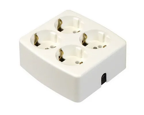 Product thumbnail Tafelcontactdoos 4V + RA schroefbaar wit