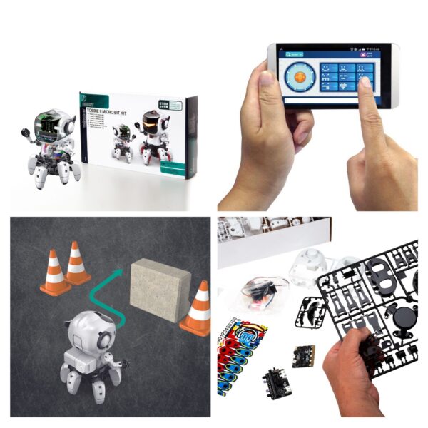 EDUCATIEVE BOUWKIT TOBBIE II MICROBIT ROBOT - Afbeelding 3