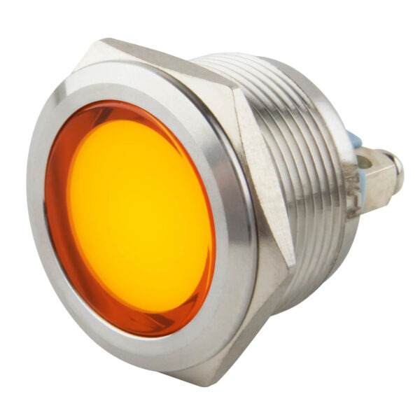 LED 6-24V INDICATIELAMP GEEL IP67 22mm