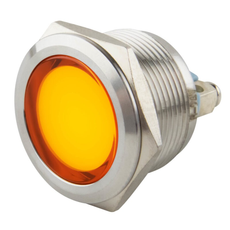 Product thumbnail LED 6-24V INDICATIELAMP GEEL IP67 22mm