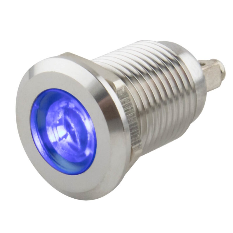 Product thumbnail LED 6-24V INDICATIELAMP BLAUW IP67 12mm