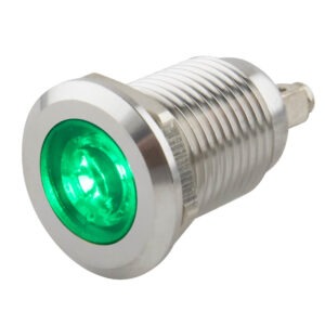 LED 6-24V INDICATIELAMP GROEN IP67 12mm