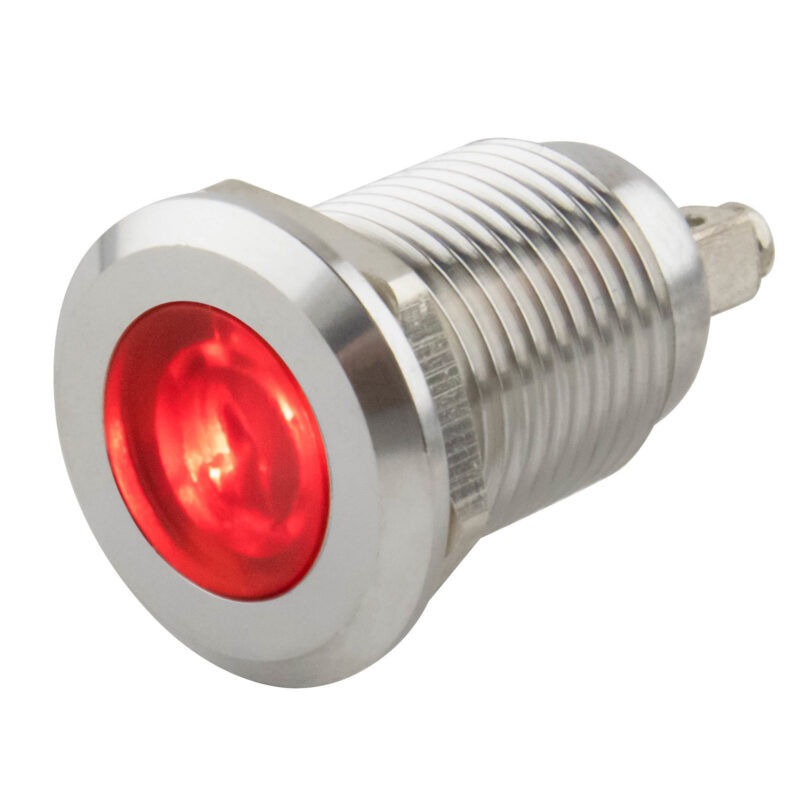 Product thumbnail LED 6-24V INDICATIELAMP ROOD IP67 12mm