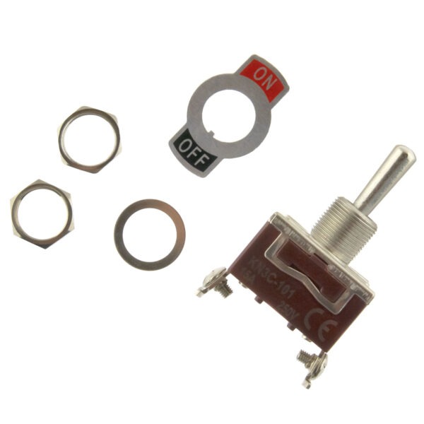 MAXI TUIMELSCHAKELAAR SPST ON-OFF 15A/250V - Afbeelding 2
