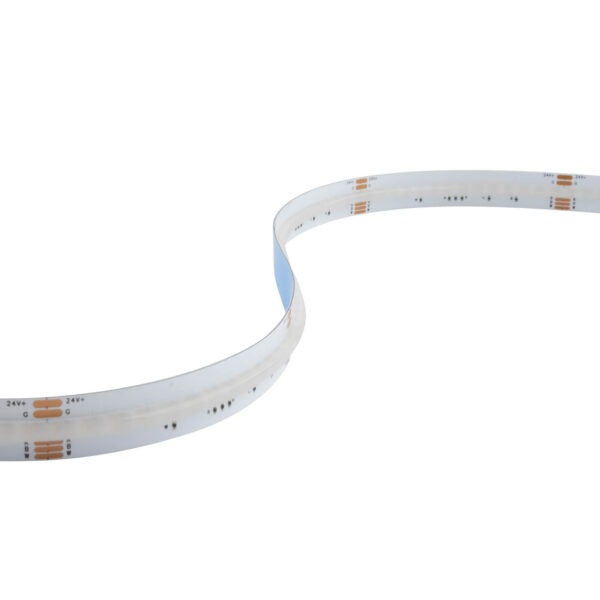 COB LEDSTRIP 24V IP20 5M 15W/M RGB + 3000K - Afbeelding 2
