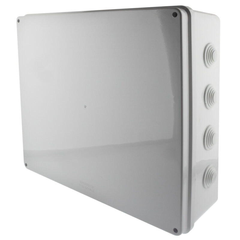 Product thumbnail ABS behuizing wit met 16 invoeren 400 x 350 x 120 mm IP65