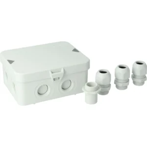 Attema | Kabeldoos AK2 | M20 | Grijs | IP65 | Incl. 3 Wartels