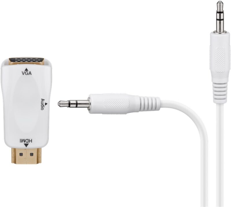 Product thumbnail Goobay HDMI naar VGA-adapter met audio