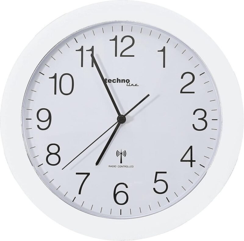 Product thumbnail TECHNOLINE WT 8000 DCF WANDKLOK 30CM WIT