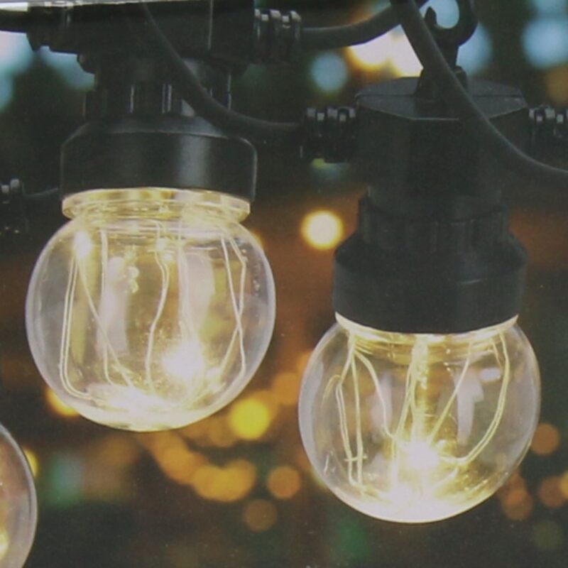 Product thumbnail LED-FEESTSLINGER MET 10 WARMWITTE LED-LAMPEN HELDER