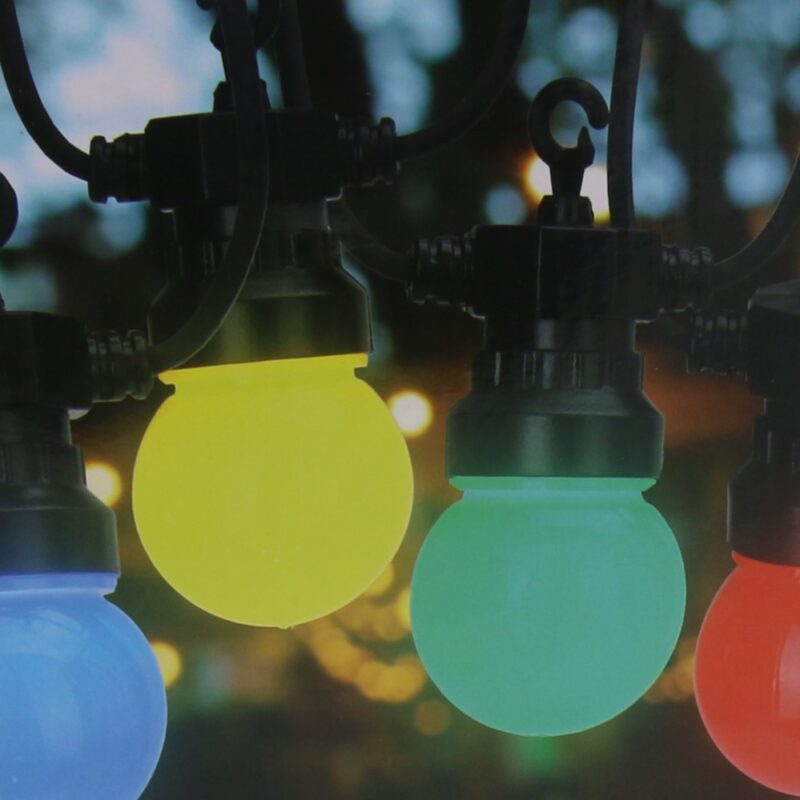 Product thumbnail LED-FEESTSLINGER MET 20 GEKLEURDE LED-LAMPEN KOPPELBAAR