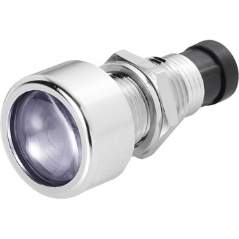 Product thumbnail Ledhouder vernikkeld 5mm met lens
