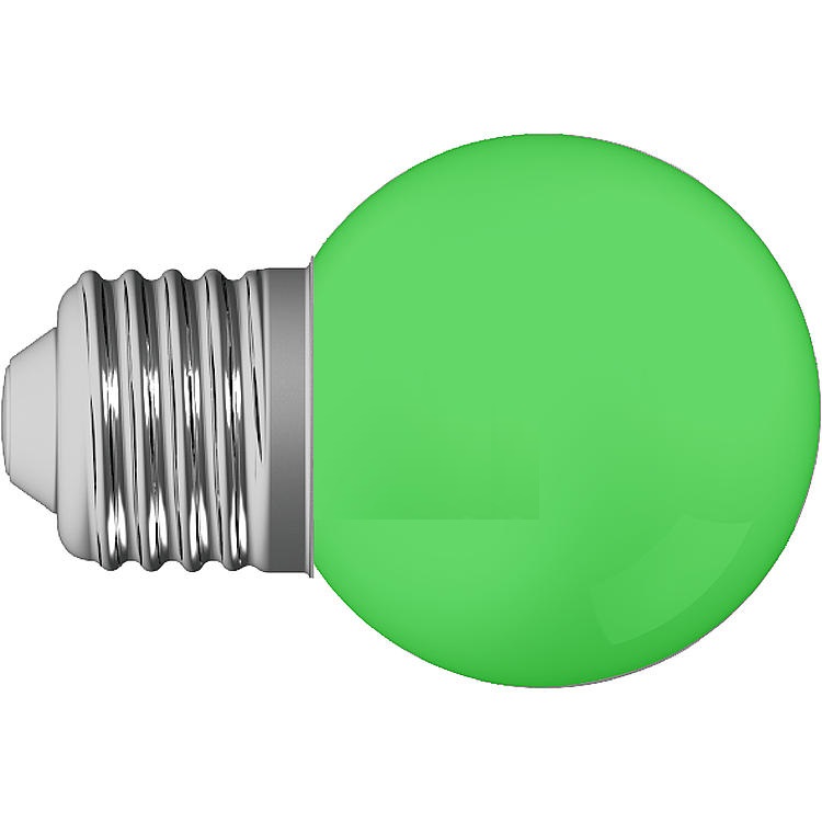 Product thumbnail LED-lamp kogel groen 1W / E27 IP44 voor prikkabel