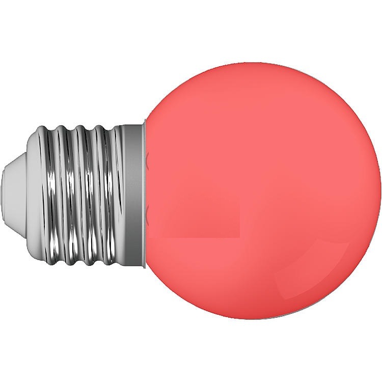 Product thumbnail LED-lamp kogel rood 1W / E27 IP44 voor prikkabel