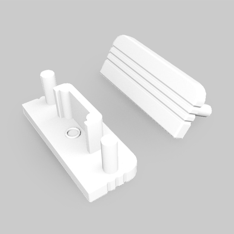 Product thumbnail WIT EINDSTUK VOOR LEDSTRIP PROFIEL 20MM ZONDER KABEL-OPENING