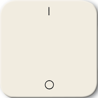 Product thumbnail Busch-Jaeger Schakelwip 1-Voudig SI Crème opdruk I - 0