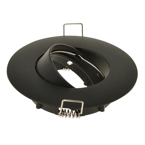 Product thumbnail INBOUWSPOT MAT ZWART KANTELBAAR VAST 50MM MET EXTRA BREDE RAND