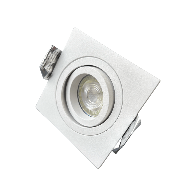 Product thumbnail INBOUWSPOT ONOK | WIT ALUMINIUM | KANTELBAAR ÉN DRAAIBAAR | VIERKANT