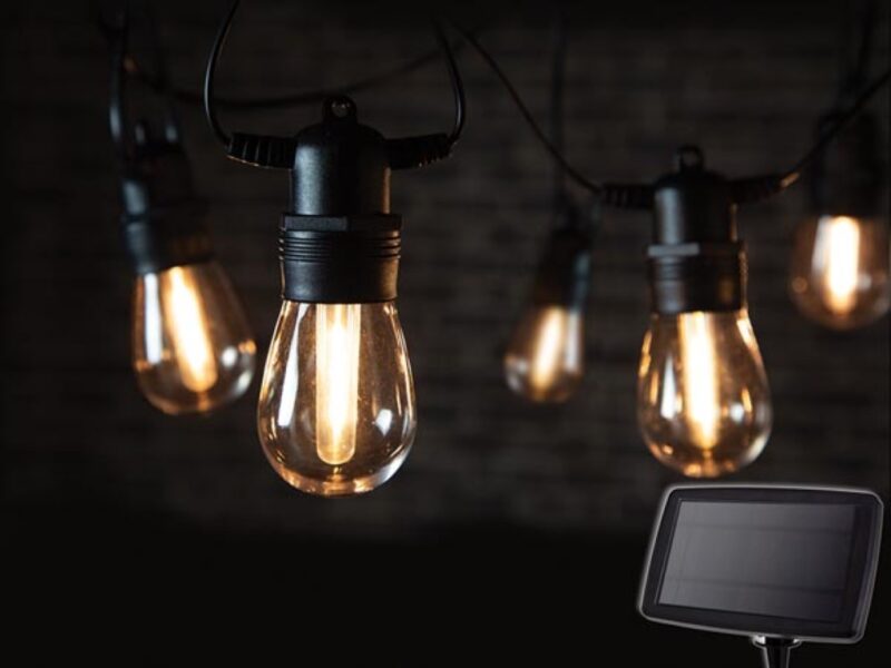 Product thumbnail LED Sfeerverlichting | 15 Lampen | 15 Meter | Oplaadbaar op zonne-energie