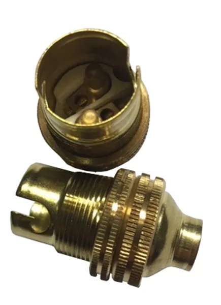 Product thumbnail Metalen fitting messing Ba15d M10x1