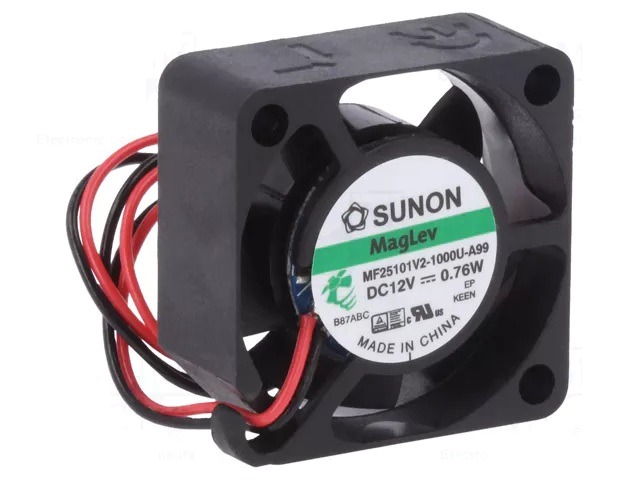 Product thumbnail VENTILATOR 25x25x10mm 12Vdc SUNON VAPOLAGER