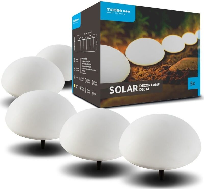 Product thumbnail LED SOLAR DECO SET – 5 WITTE BOLLEN