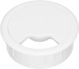 Product thumbnail Bureau-doorvoer | Wit | Kabeldoorvoer Rond | 60mm
