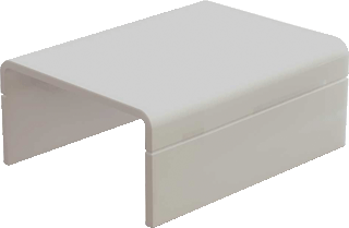 Product thumbnail Canalit | Systeem P25 | Eindstuk | RAL1013 | Crème Wit