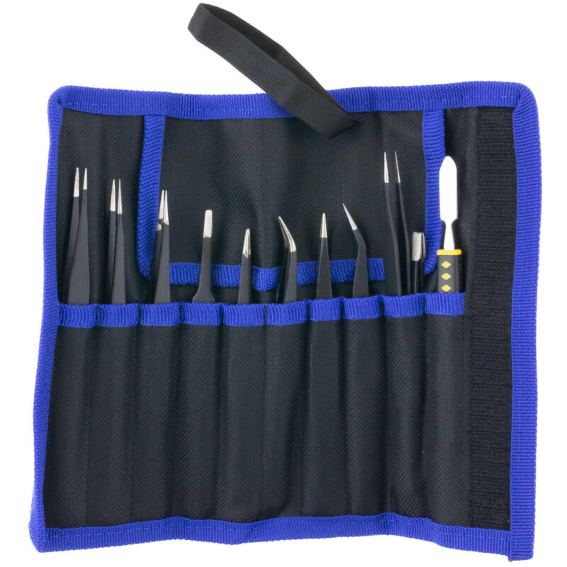 Product thumbnail SET ANTISTATISCHE PINCETTEN 11 DELIG