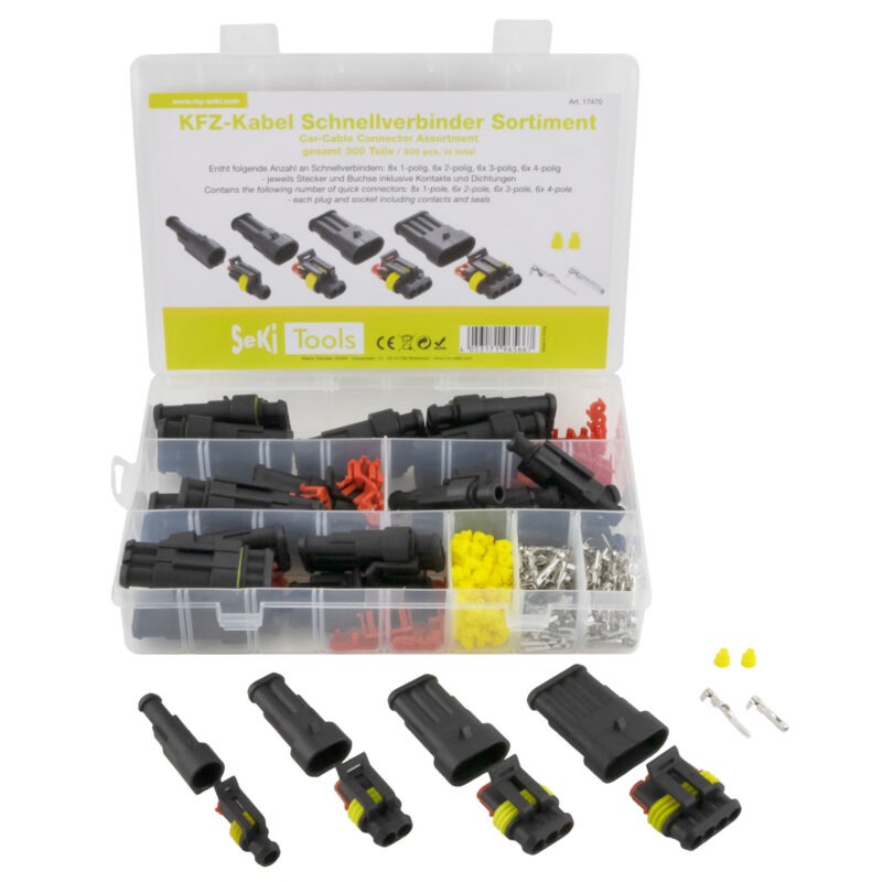 Product thumbnail ASSORTIMENT WATERDICHTE KFZ-CONNECTOREN (IP67) 300-Delig